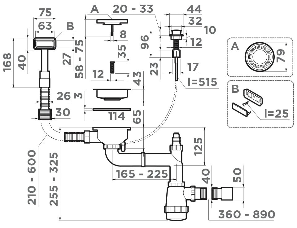 OMOIKIRI арматура WK-1-A-LG sh