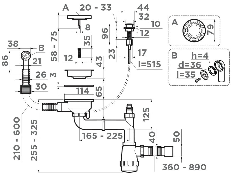 OMOIKIRI арматура WK-1-R-A-IN sh