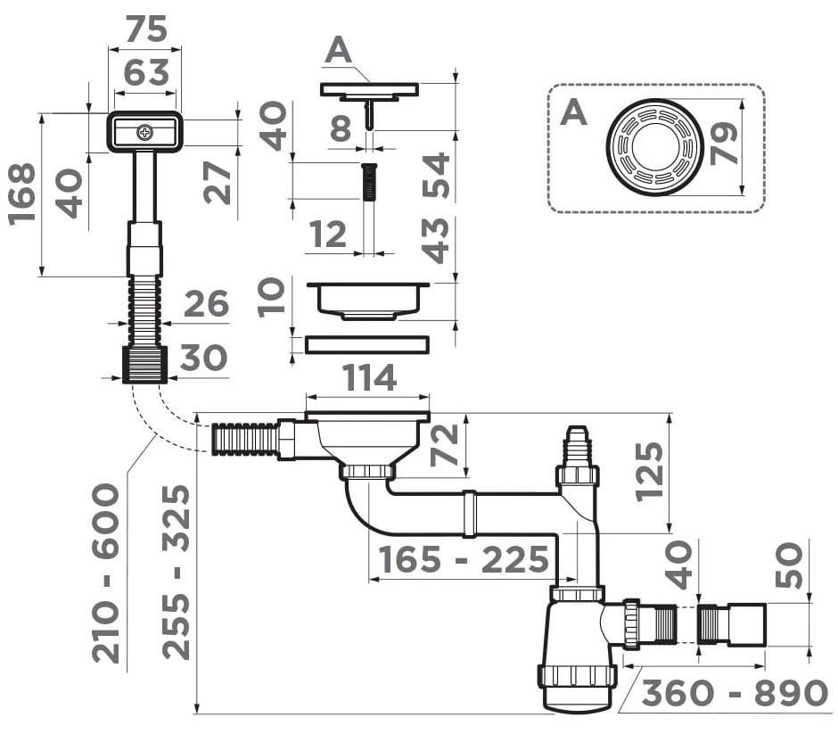 OMOIKIRI арматура WK-1-S sh