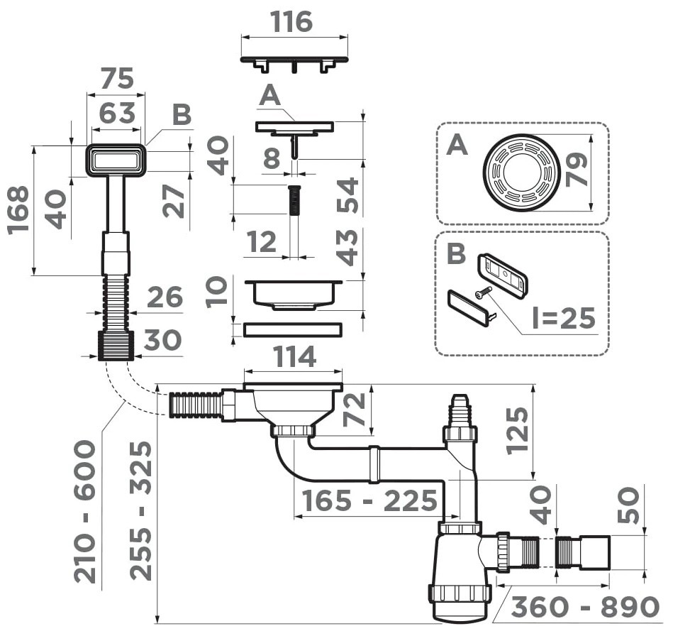 OMOIKIRI арматура WK-1C sh