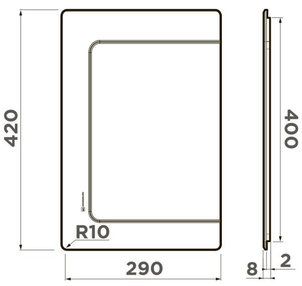 OMOIKIRI разделочная доска CB-BASIC-400 shema