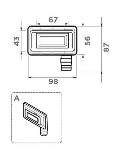 OMOIKIRI универсальный перелив для моек OV-02 sh