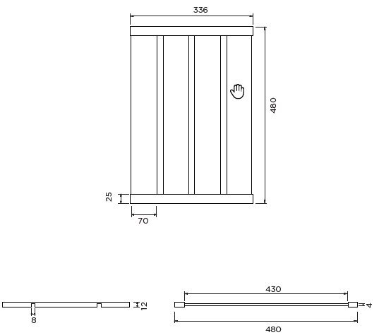 SCHOCK решетка для мойки 629725 sh