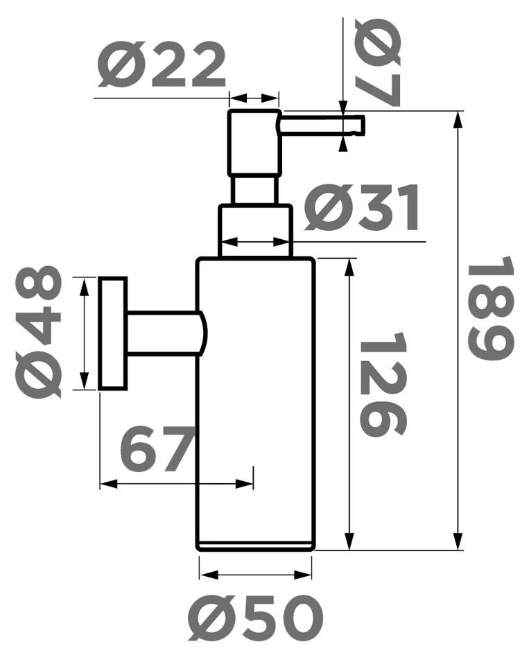 OMOIKIRI дозатор для моющего средства OM-07 shema
