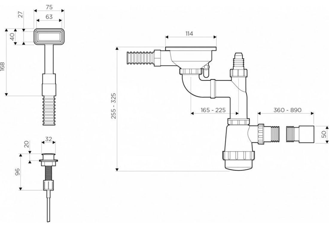 OMOIKIRI арматура WK-1-LG светлое золото sh