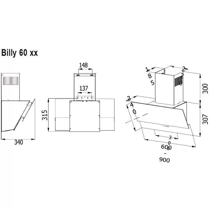 EVELUX Billy 60 shema