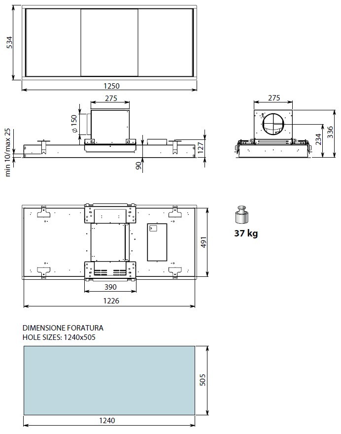 FALMEC SKEMA 120 shema