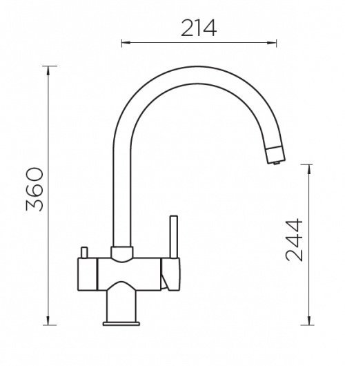 SCHOCK смеситель Ares Cristalite shema