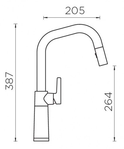 SCHOCK смеситель SC-530-D Cristalite shema