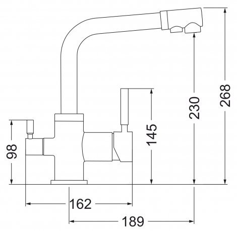 EMAR смеситель EC - 3003N shema