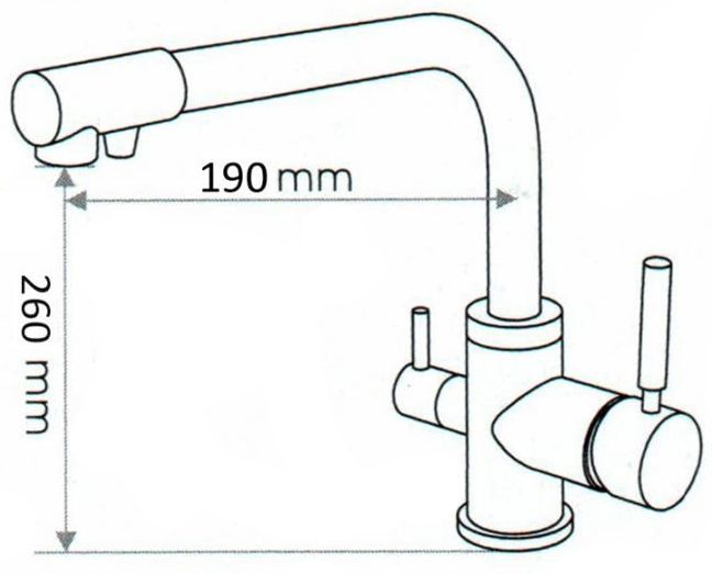 EMAR стальной смеситель ЕС-3003 sh