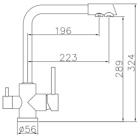 OULIN смеситель OL-8073 shema