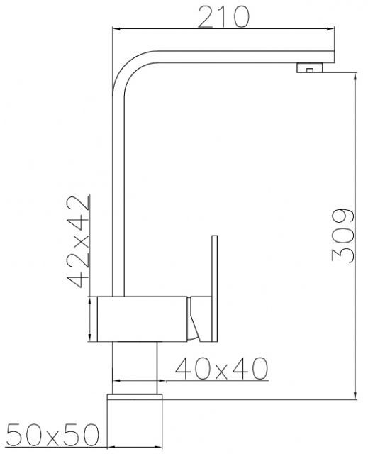 OULIN смеситель OL-8075S shema