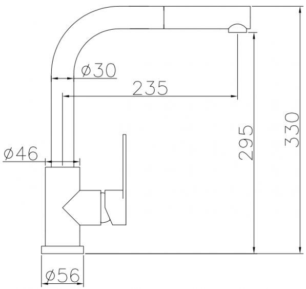 OULIN смеситель OL-8607S shema