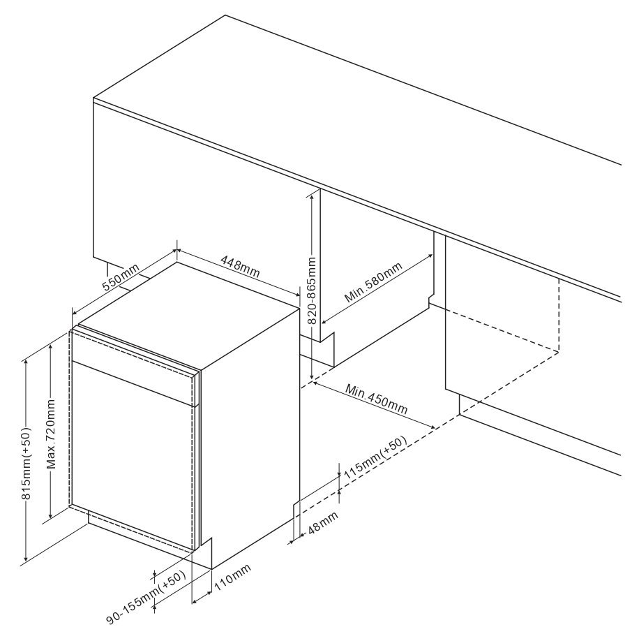 KUPPERSBERG встраиваемая ПММ GLM 4537 shema