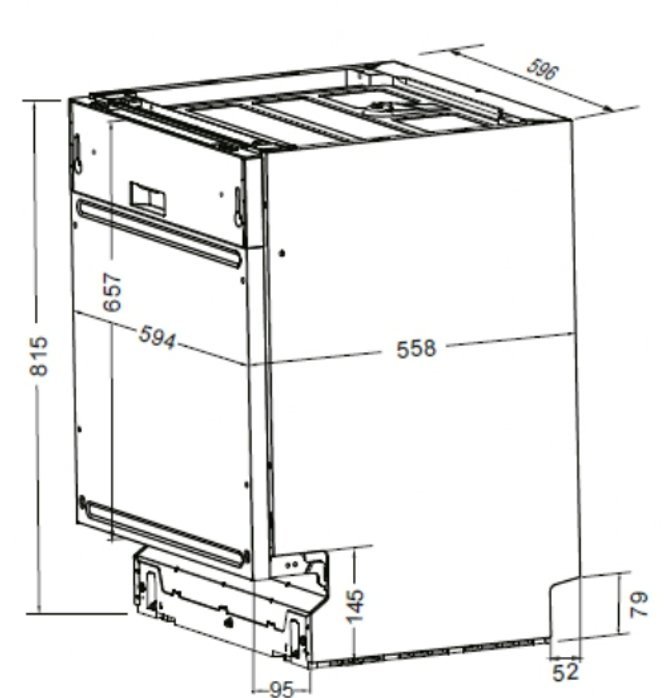Встраиваемая посудомойка KUPPERSBERG GS 6057 sh 2