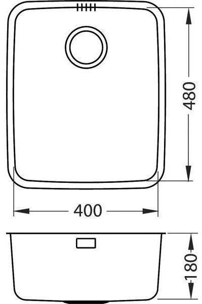 ALVEUS мойка LUNO 40 SAT 480x400 shema