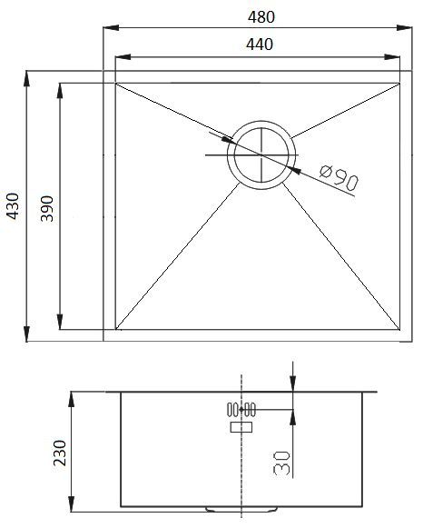 EMAR мойка EMB-114 PVD Nano sh