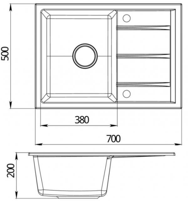 EMAR мойка QUARTZ EMQ-1700.Q shema