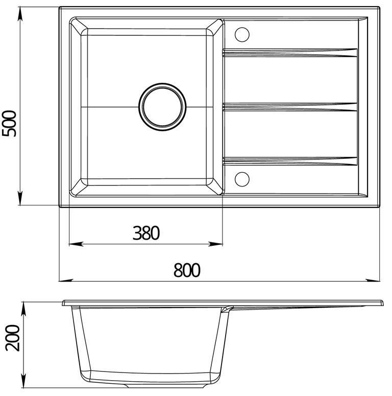 EMAR мойка QUARTZ EMQ-1800.Q shema