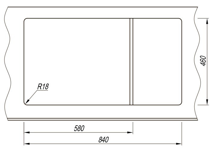 FLORENTINA мойка Комби 860, shema 3
