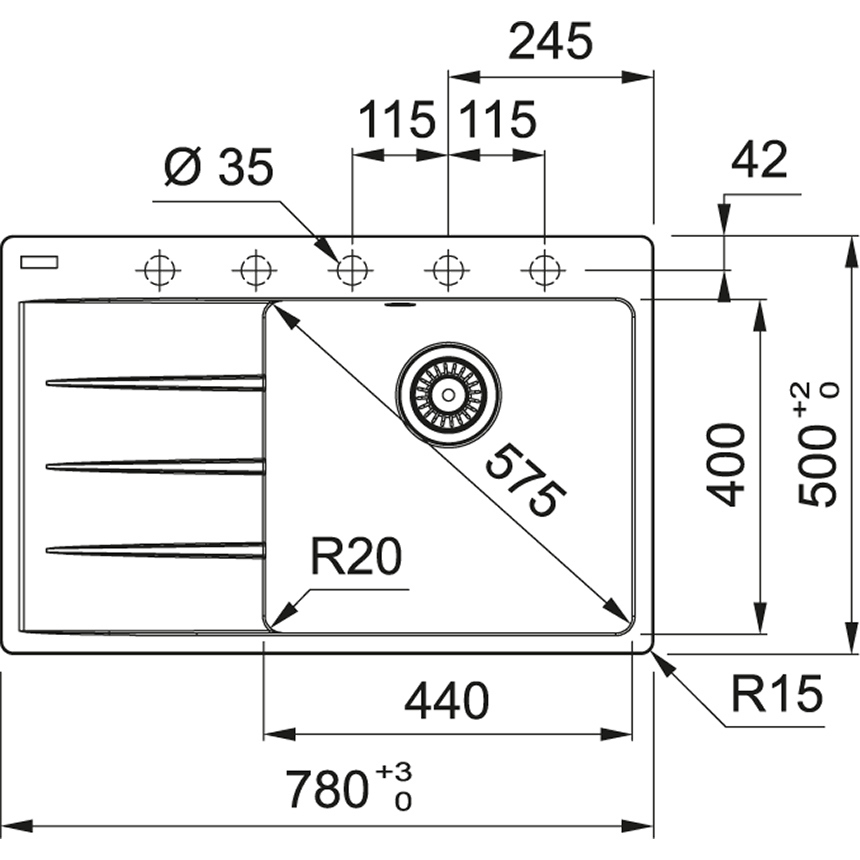FRANKE CNG 611/211-78 TL shema 1