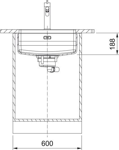 FRANKE мойка MQX 110-50 7" sh 2