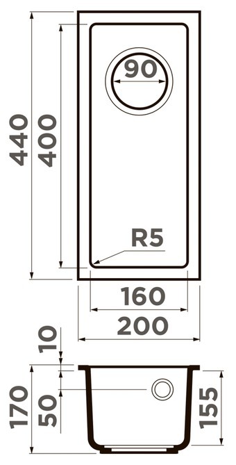 OMOIKIRI Bosen 20-U Tetogranit shema