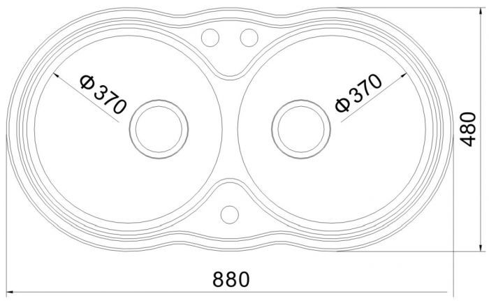 OULIN мойка врезного монтажа OL-362 sh