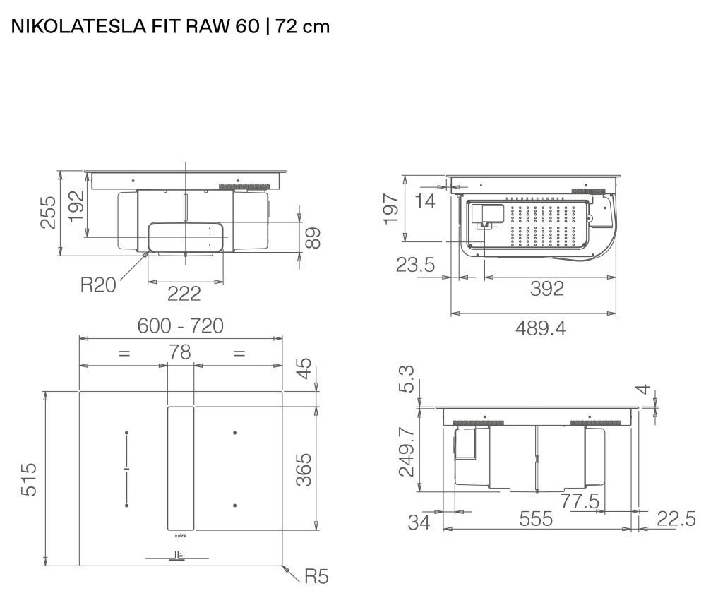 ELICA NIKOLATESLA FIT RAW BR/A/60 sh