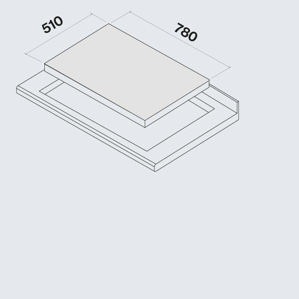 Варочная панель FALMEC PIANO INDUZIONE 78x51 sh 1