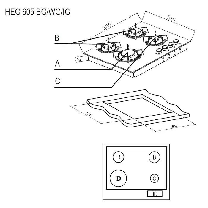HEG 605 shema